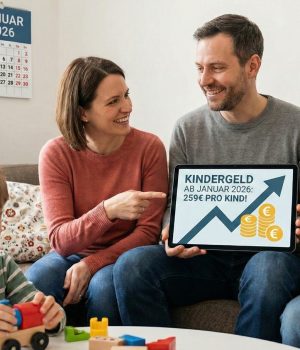 Kindergeld steigt ab Januar 2026 auf 259 Euro