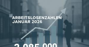 Arbeitslosigkeit steigt im Januar auf über 3 Millionen