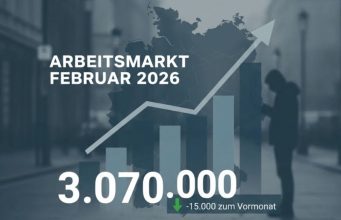 Arbeitsmarkt im Februar 2026 kaum Dynamik