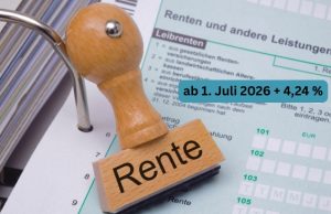 Renten steigen um mehr als 4 Prozent