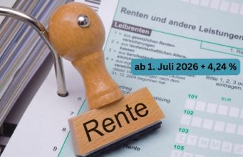 Renten steigen um mehr als 4 Prozent