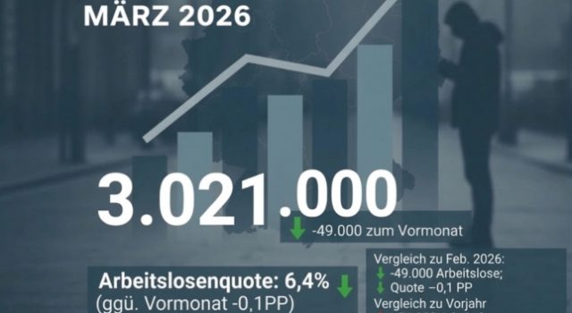 Arbeitsmarkt im März 2026